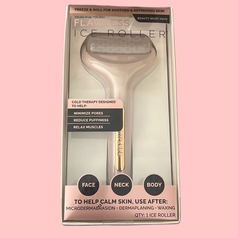 Pink and Gold Facial Roller for Skincare Tools - Picture 2 of 4